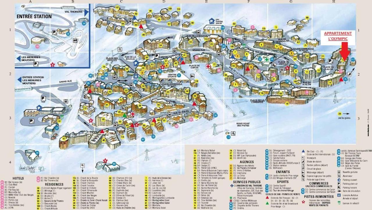 Olympic, Appartement Renove, Au Pied Des Pistes Val Thorens Ngoại thất bức ảnh